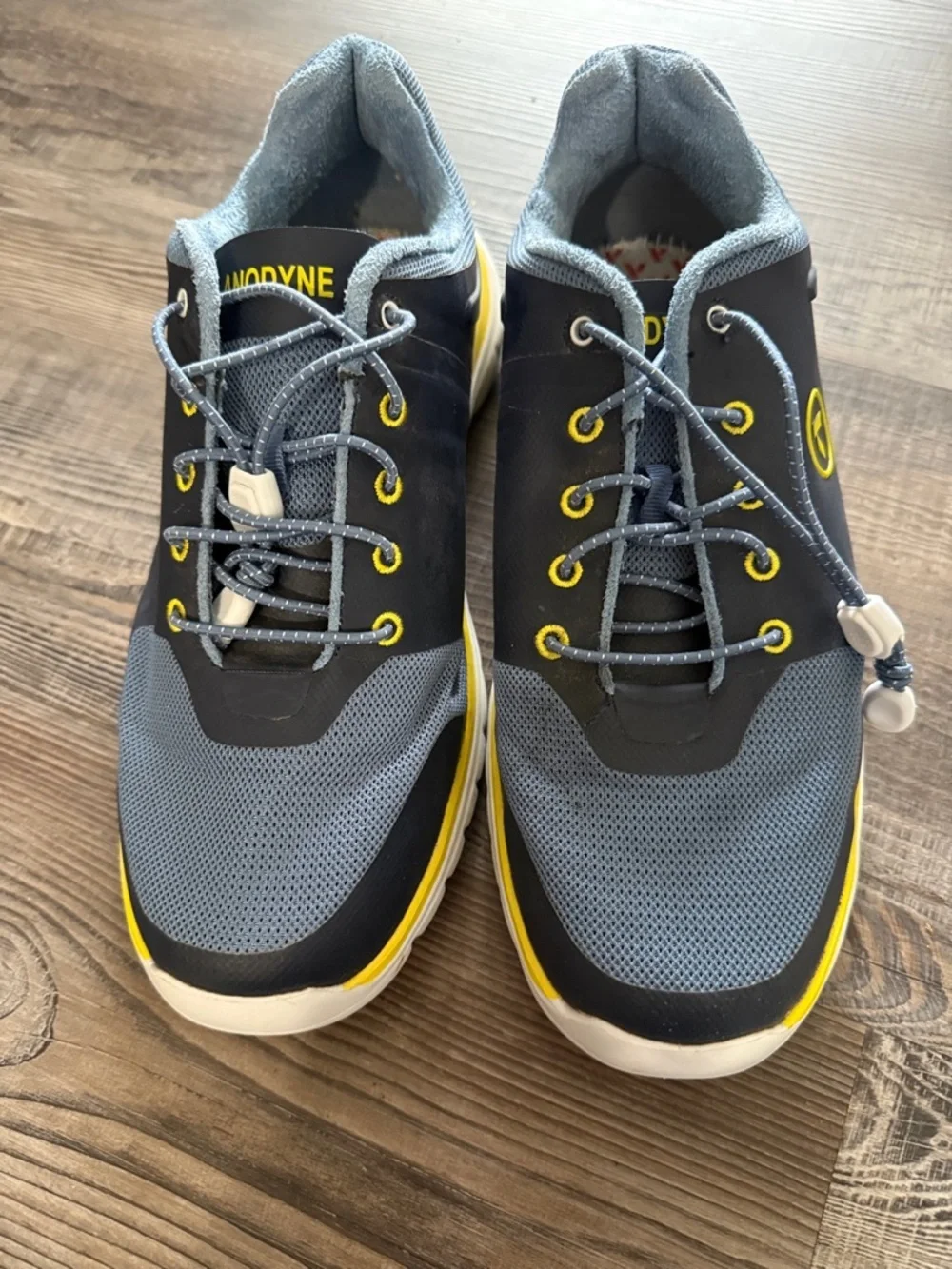 NOBULL Men’s Gray and Yellow Athletic Trainers
